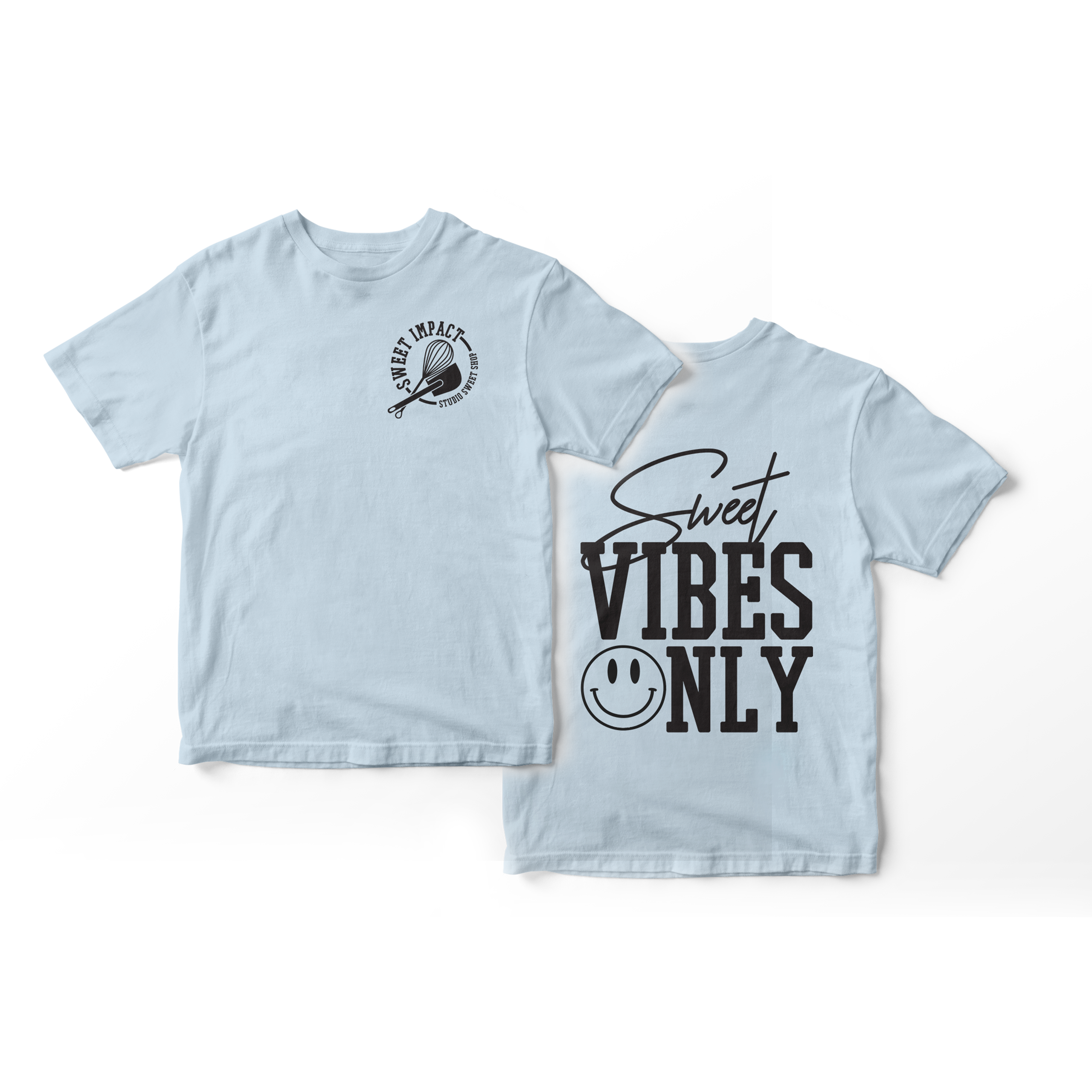 SWEET SALT GOOD VIBES ONLY Tシャツ Sweet Vibes Only Shirt (Blue) | The Sweet Impact